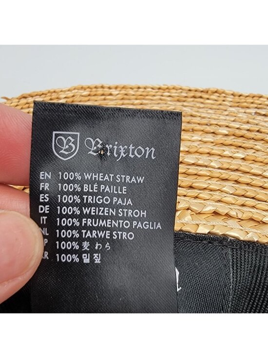 Brixton Women\'s Joanna StrawSun Hat Honey Size Small 4.5\